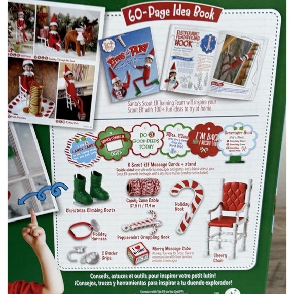 The Elf On The Shelf Scout At Play Tools Tips Idea Book Accessories Kit Set - Picture 7 of 11